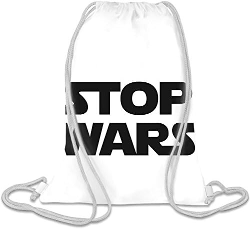 Stop Wars Star Wars Custom Printed Personalised Drawstring Sack Bag
