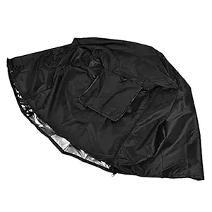 Dog Crate Cover, Pet Cage Cover Dustproof Sunscreen Rain-Proof with Storage Bag for Outdoor for Indoor(Black)