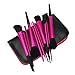 BXT Luxury 11 PCS Professional Makeup Brush Tools Sets / Kits Natural Cosmetic Animal Hair Brushes With Carry Pouch - Red