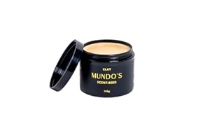 MUNDO'S GROOMING Matte Clay for Hair, 100ml – Strong Hold, Natural Finish, Texturizing Hair Styling Clay for All Hair Types - Rinses out effortlessly