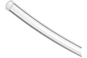 MACHSWON Tubo de vinilo transparente de PVC de 6 mm de diámetro interior, 9 mm de diámetro exterior y 10 m de longitud, tubo de PVC flexible, tubo de plástico ligero para agua, aceite, línea de aire