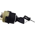 PREJM Ignition Switch, 1-Position, Rotary, Copper, Normally Open, Plug In, 1E+1 Amps, 1.2E+2 Watts, Panel Mount, 1 Count, For JCB, New Holland, Perkins, Case, Manitou, Merrit Models