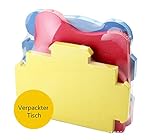 Zusammensetzbare Kindermöbel – Tisch und Stuhl aus buntem weichem EVA Schaum – Rot/Blau/Gelb - 5