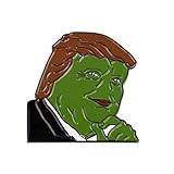 Fengteng Donald Trump Meme del Internet Rana Atrevida Pepe Solapa Alfileres y Broches Pin