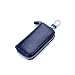Produktbild Schlüsseltasche Etui multifunktions Autoschlüssel Geldbörse Leder Schlüsselmäppchen mit Reißverschluss (Blau)