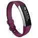 Produktbild YUYOUG für Fitbit Alta HR Ersatz-Armband mit kleinen Ersatz-Armband, verstellbar, weiche Silikon-Armband mit Schnalle für Fitbit Alta HR Watch mehrfarbig hot pink