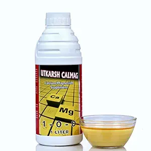 Utkarsh CalMag (1 Lit) (Calcium Magnesium Supplement for Hydroponics and Indoor Outdoor Plants)