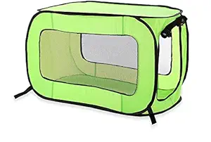 Beatrice Home Fashions SOLPPK00GRN POP up PET Kennel, Green