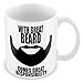 Produktbild Kaffeebecher, Motiv "Great Beard", witzig, englische Version, 325 ml
