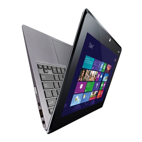 ASUS 11 6-inch TaiChi Convertible Touchscreen Laptop Tablet  Silver Black  -  Intel Core i7 3537U 3 1GHz Processor  4GB RAM  256GB SSD  LAN  WLAN  BT 