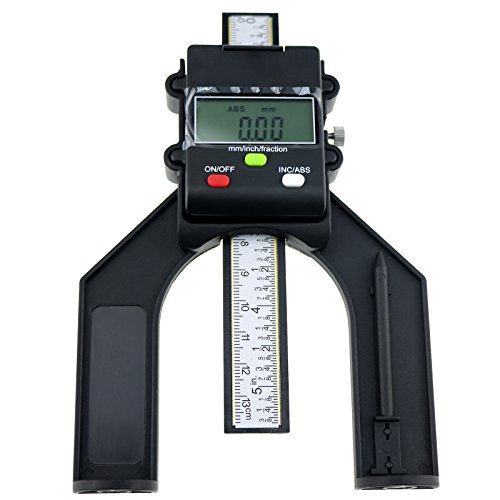 Digital 80mm (3 1/8 Zoll) Handfraser Selbststehende Aperture Tread Tiefenmesser Magnetische Fuse - 3