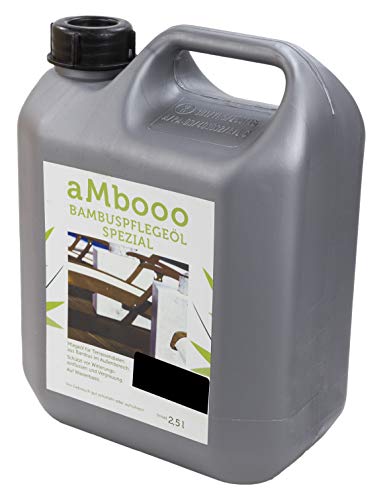 Preisvergleich Produktbild Pflegeöl für Bambus Terrassendielen - Midnight Black 2,5l