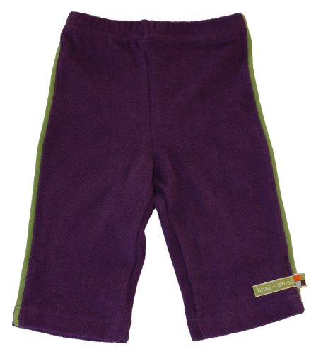 Loud + Proud Unisex Baby Organic Cotton Terry Pants Plum