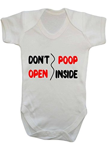 Don’t Open Poop Inside Funny Hershel’s Barn Of Walkers Walking Dead Parody Baby Bodysuit Babygrow Vest