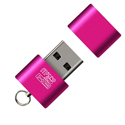 Demarkt Adapter Kartenleser T-Flash / TF Micro SD USB 2.0 Für win7 Lila 1 PC