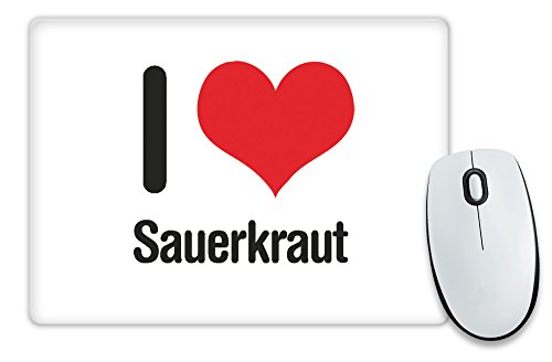 Preisvergleich Produktbild I love SAUERKRAUT Mauspad 2644