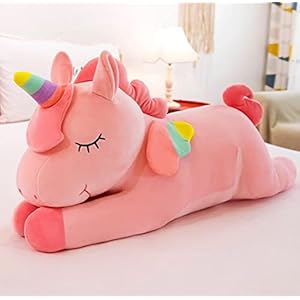 HUG \'n\' FEEL SOFT TOYS Flying Unicorn , Soft Toys, Birthday Gift for Girls/Wife, Boyfriend/Husband, Soft Toys for Girls, Baby Toys, Rakhi for Brother/Sister (30 x 25 x 50 Centimeters )