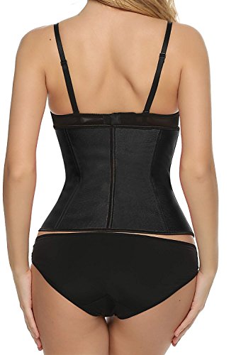 Dilanni Damen Sport Latex Training Sport Unterbrust Korsett Cincher Shaper Body Tailenmieder … - 5