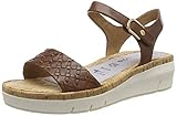 Dina Tamaris Damen 1-1-28013-32 305 Plateausandalen, Braun (Cognac 305), 39 EU