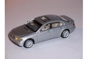 CARARAMA B-M-W Modellauto BMW E65 E 65 745 7er 7 Er Silber Limousine 1/72 Metall Modellauto für Erwachsene, Kinder und Teenager