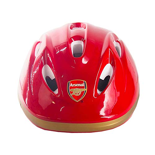 3StyleScooters® Official Arsenal SafetyMAX® Casco da Ciclismo per Bambini, Perfetto per Ciclismo e Scooter, Fascia Regolabile e Design ventilato, Taglie per Bambini dai 3 ai 7 Anni