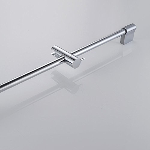 KES F200 Duschstange für Handbrause mit höhenverstellbarer Duschkopfhalterung – chrome - 5