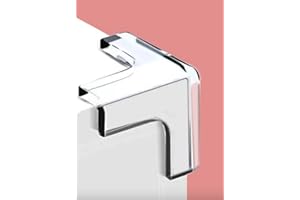 GENERIC VINIFREDY T Shape Child Baby Safety Soft Corner Edge Protector Transparent Table Corner Protection Silicon Cover (8)