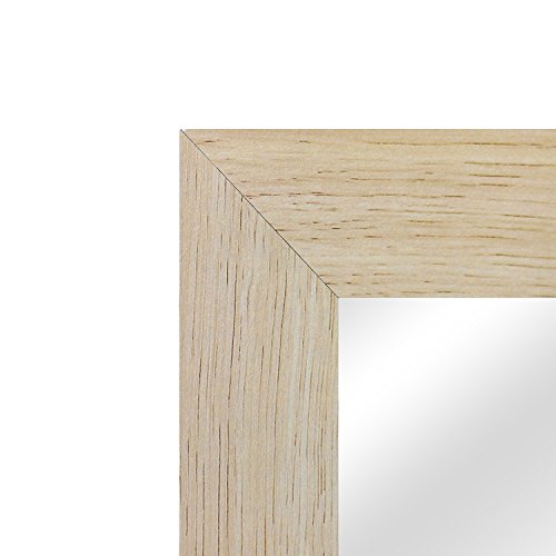 Wandspiegel Garderobenspiegel Frisierspiegel Flurspiegel Barspiegel 56,5×76,5cm – Natur - 2