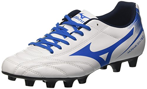 Mizuno Monarcida Neo Md, Scarpe da Calcio Uomo, Bianco (White/Directoire Blue), 43 EU