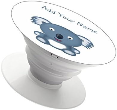 TrumanoL Pop Expanding Stand and Grip for Cell Phone Holder Smartphones and Tablets Socket cute blue koala bear cartoon animal 2 in 1 Set with free Clip car holder,360 Degree Rotatable