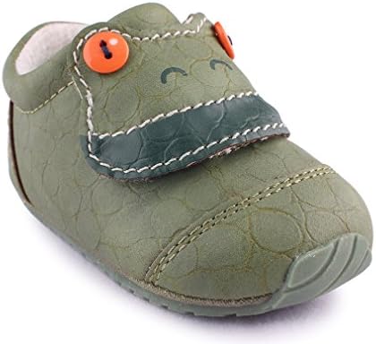 cartoonimals Baby Shoes Prewalker New Born Cribs Shoes Froggy Green 2.5 Infant