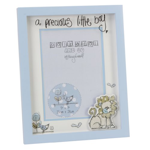 Tracey Russell Polka Dot MDF Photo Frame - A Precious Little Boy - 4" x 6"