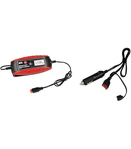 EAL GmbH 16701 Adapter Cable For Cigarette Lighter Socket, 50cm 20A For APA Microprocessor Battery Chargers