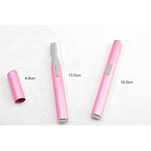 Tezam Portable Electric Eyebrow Trimmer for Facial and Body Hairs, Come with Storage Base and Eyebrow Comb - Image 5