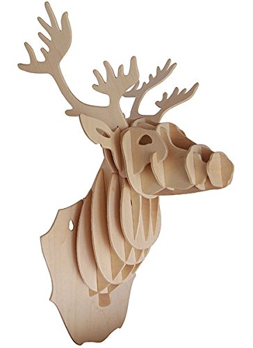 Preisvergleich Produktbild Quay Rotwild Kopf Holzkonstruktion Kit FSC