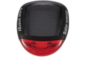 FOXCUP anso Luz trasera LED con luz trasera intermitente para bicicleta, lámpara de seguridad, 2 luces LED reflectoras