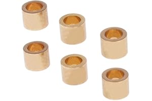 Othmro Lot de 6 manchons de roulement auto-lubrifiants en étain métallique - 8 mm de diamètre extérieur x 12 mm de longueur x 10 mm de diamètre