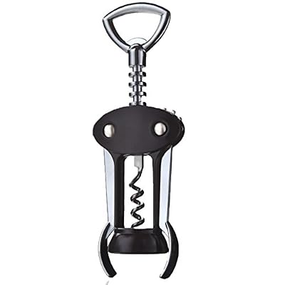 Vacuvin Vacu Vin 68415606 Tire-Bouchon à Ailettes + Décapsuleur Sur carte Bronze 3,8 x 6 x 15,7 cm