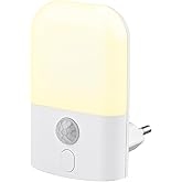 GRIFEMA GD103-1 Luz Nocturna Infantil 5 Niveles de Brillo Ajustables, Luz Nocturna con Sensor de Movimiento para Habitación d