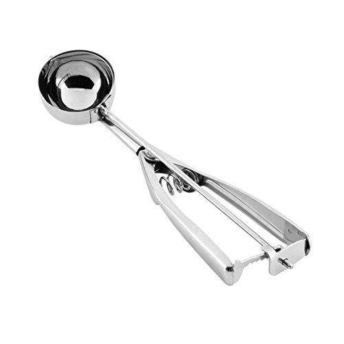 Eisportionierer, Edelstahl Eis Löffel, Eis Ball Cookies Teig Disher Mash Muffin Löffel Kartoffelstampfer Spring Griff, Kitchen Craft Zubehör 6cm - 4