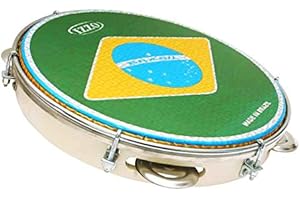 IZZO PERCUSION BRASIL PANDEIRO 10" ABS P/BRASIL IZZO REF.IZ3438 (Blanco)