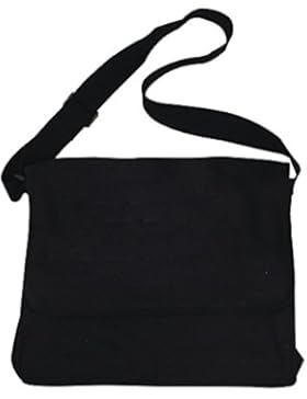 RAYHER 3863501 Schultertasche mit verstellbarem Riemen, 34 x 39 cm, schwarz