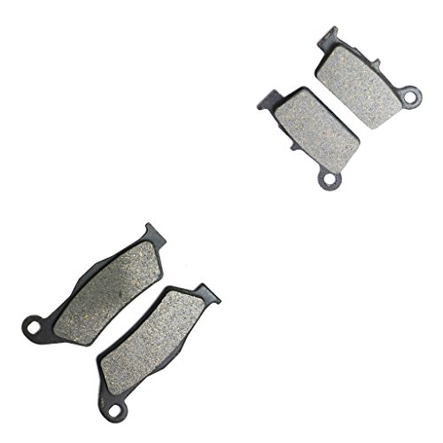 Semi-Metallic Brake Pads Set fit for TM Dirt Bike MX450 MX 450 cc 450cc F 4T 05 06 07 08 09 10 11 12 13 14 15 2005 2006 2007 2008 2009 2010 2011 2012 2013 2014 2015 4 Pads