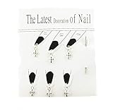Mytoptrendz® Silver Tone Cross Shape Nail Decor Jewellery With Nail Piercing Pin nail dangles jewelry