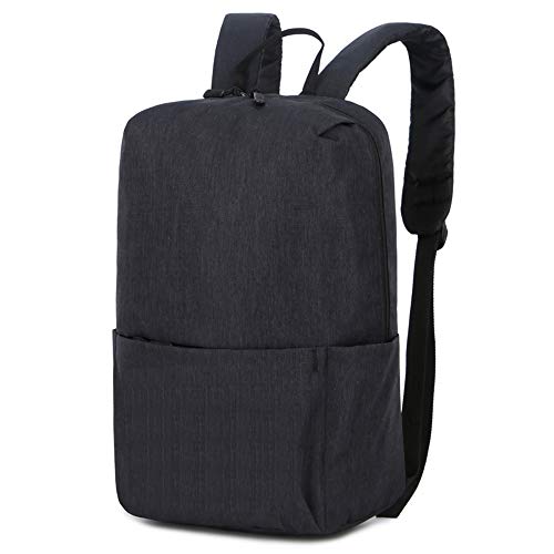 Preisvergleich Produktbild ALMRKS Wasserdichter Kleiner Rucksack, Leichter Outdoor-Sportrucksack, Reisebüro, Werbegeschenkbeutel, Schultasche für Kinder, Campingrucksack,Black