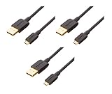 USB-2.0-Kabel mit USB-A- und Micro-USB-B-Stecker; unterstützt Datenübertragungsraten bis zu 480 Mbit/s