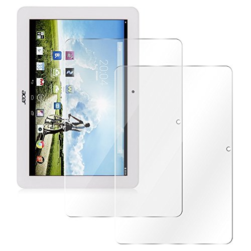 2x Displayschutzfolie f Acer Iconia Tab 10 A3-A20 Schutzfolie Panzerfolie Folie