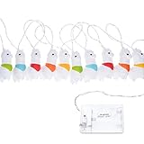 FUNCIONAMIENTO: El cable de la guirnalda de luz es de 2m, con un total de 10 alpacas repartidas a lo largo del alambre. Funciona con 3 pilas AA (no incluidas) y se enciende/apaga con un interruptor.