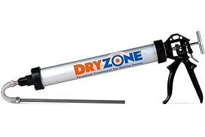 Dryzone Pistolet à Injection – Application Facile de la Crème Anti Remontées Capillaires – Pose Barrière Étanchéité des Murs
