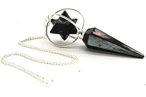 Mineral Import - Pendulo de Shungit con Merkaba - 4512VC